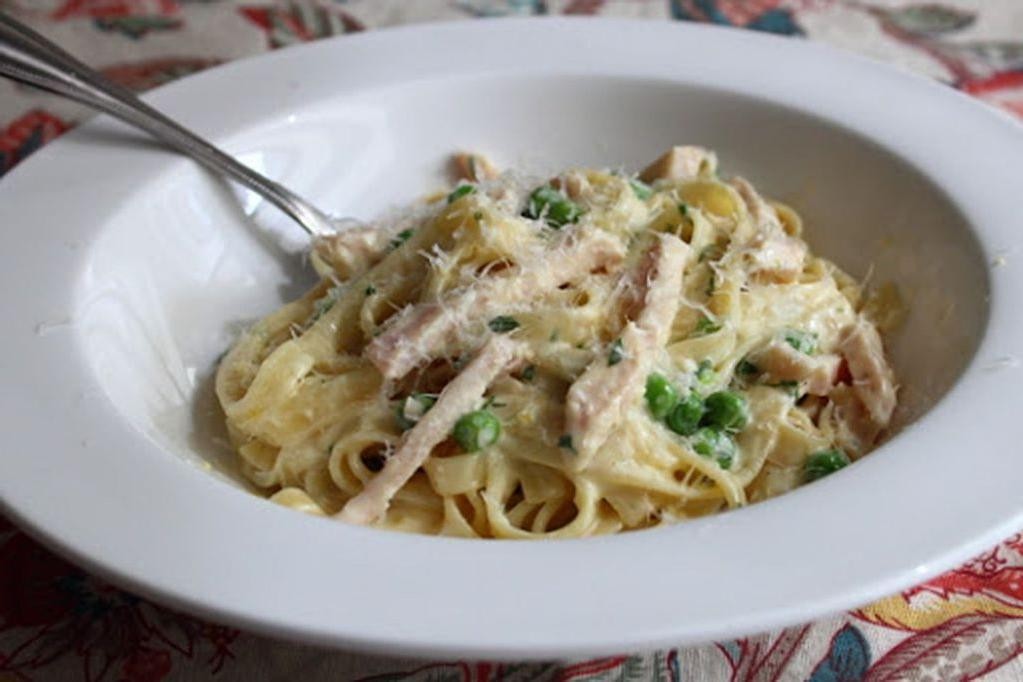 Smoked Turkey Alfredo Pasta