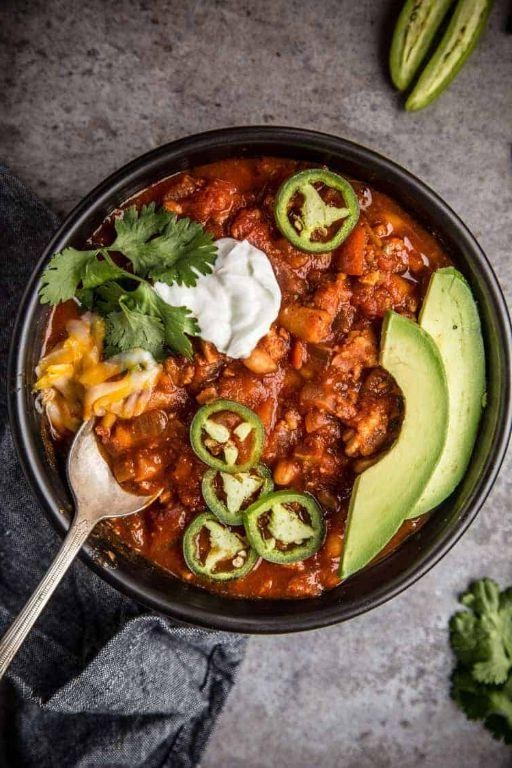Smoked Turkey Chili