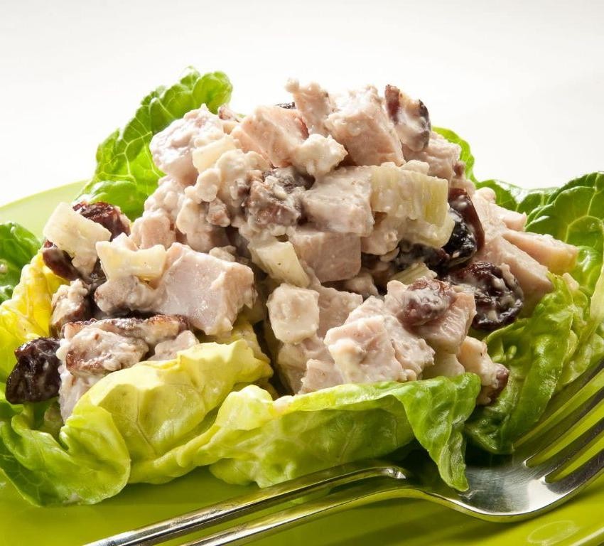Smoked Turkey Salad with Pecans and Blue Cheese