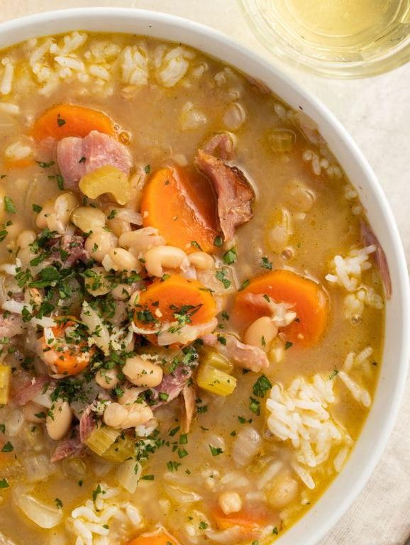 Smoked Turkey Soup with Vegetables