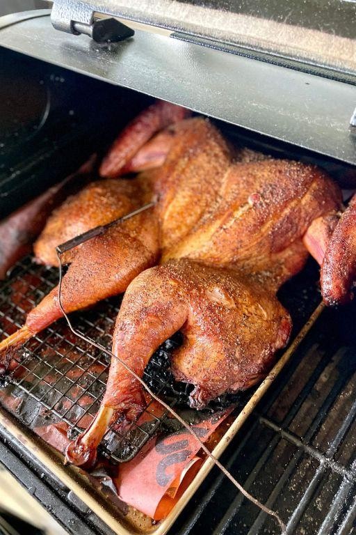 Smoked Turkey with Apple Cider Brine