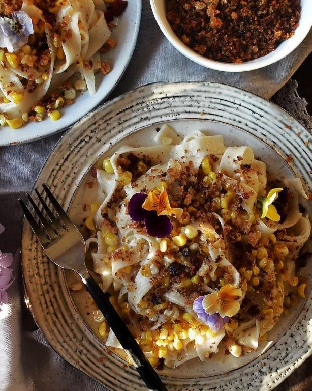 Smoky Bacon and Corn Pasta