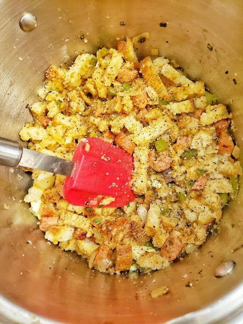 Smoky Oyster and Andouille Dressing