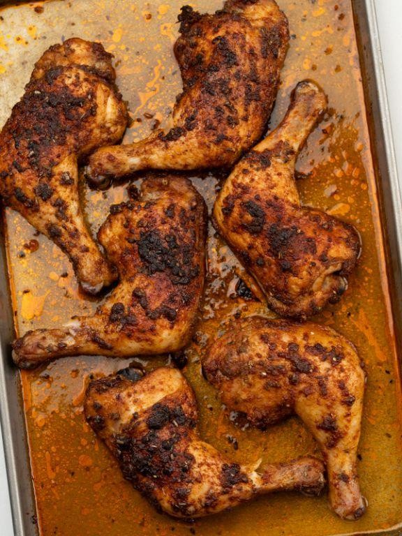 Smoky Paprika Baked Chicken Leg Quarters