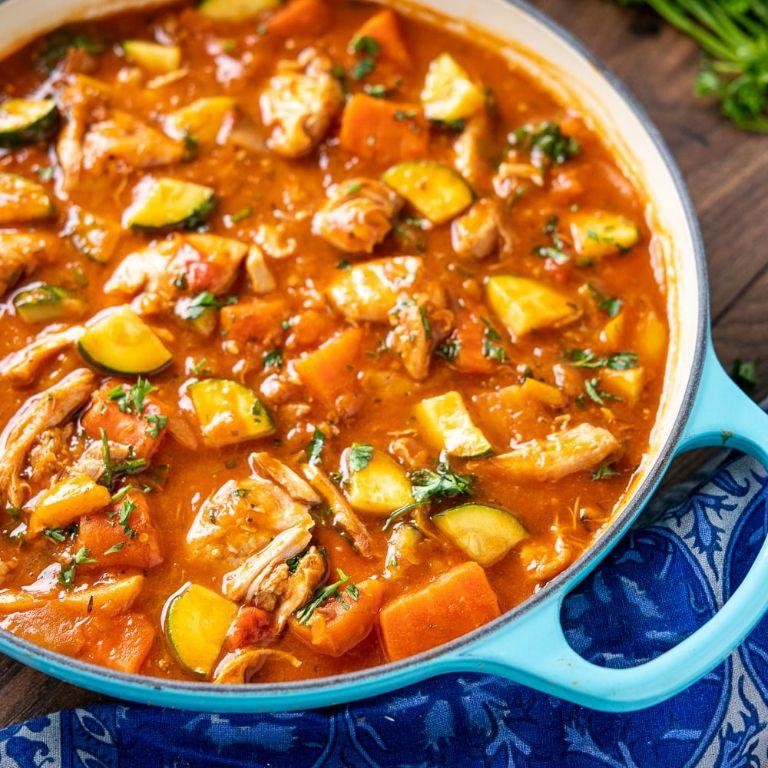 Smoky Paprika Chicken Leg Quarter Casserole