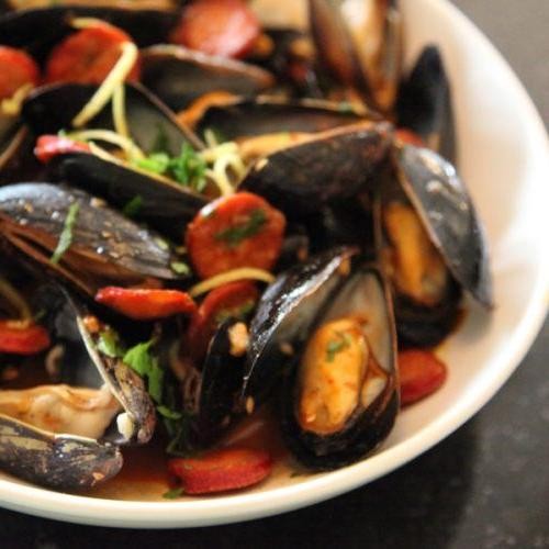 Smoky Paprika Mussels