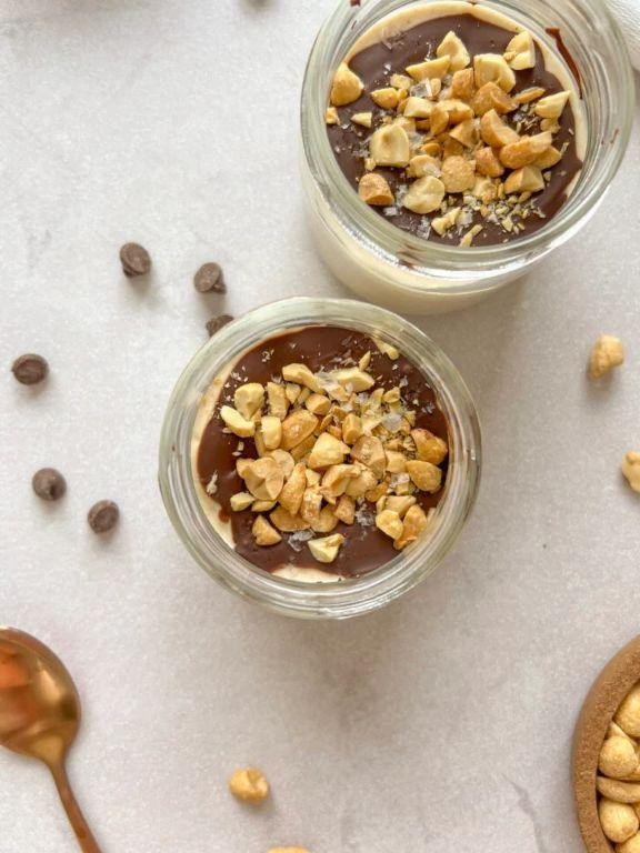 Snickers Cheesecake Pudding