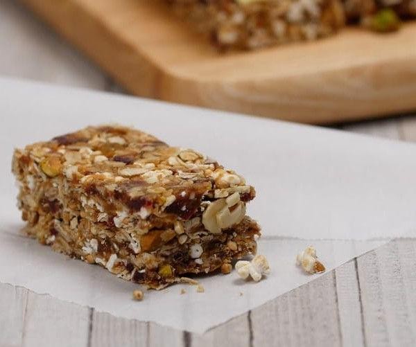 Sorghum Energy Bars with Dates and Nuts