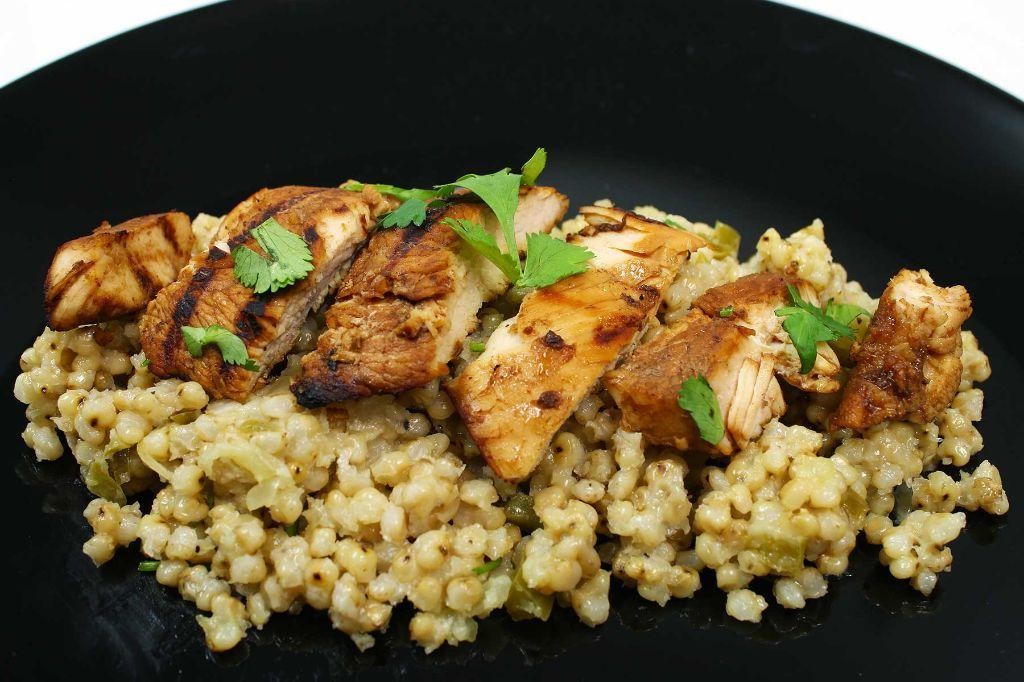 Sorghum Pilaf with Herbs and Lemon