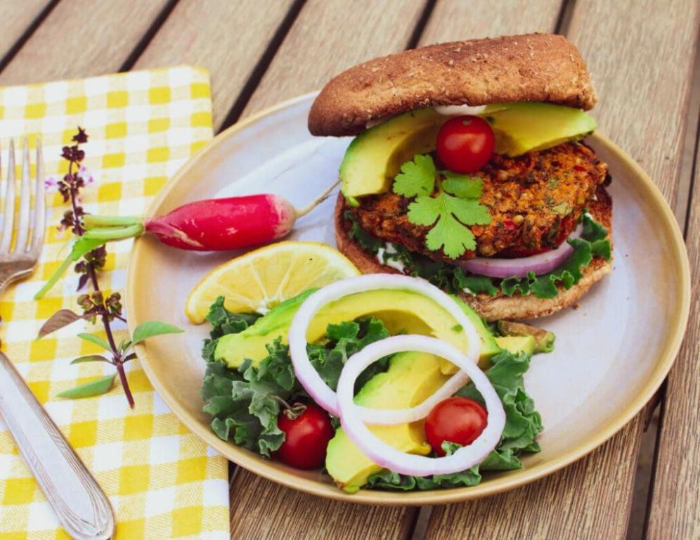 Sorghum and Black Bean Burgers