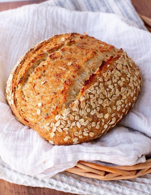 Sourdough Oatmeal Bread