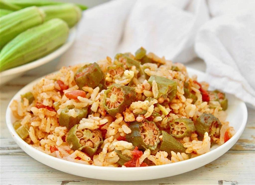 Southern Okra and Rice Casserole
