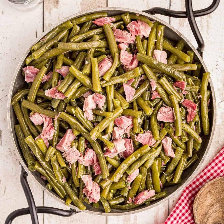 Southern Style Canned Green Beans with Ham