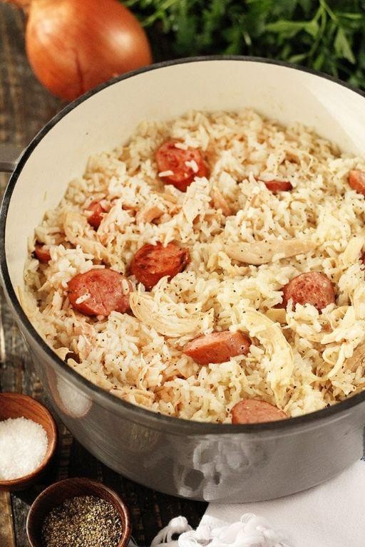 Southern Style Chicken Bog in Slow Cooker