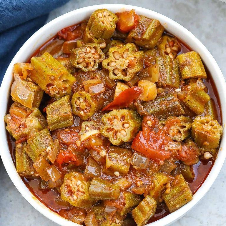 Southern Style Stewed Okra