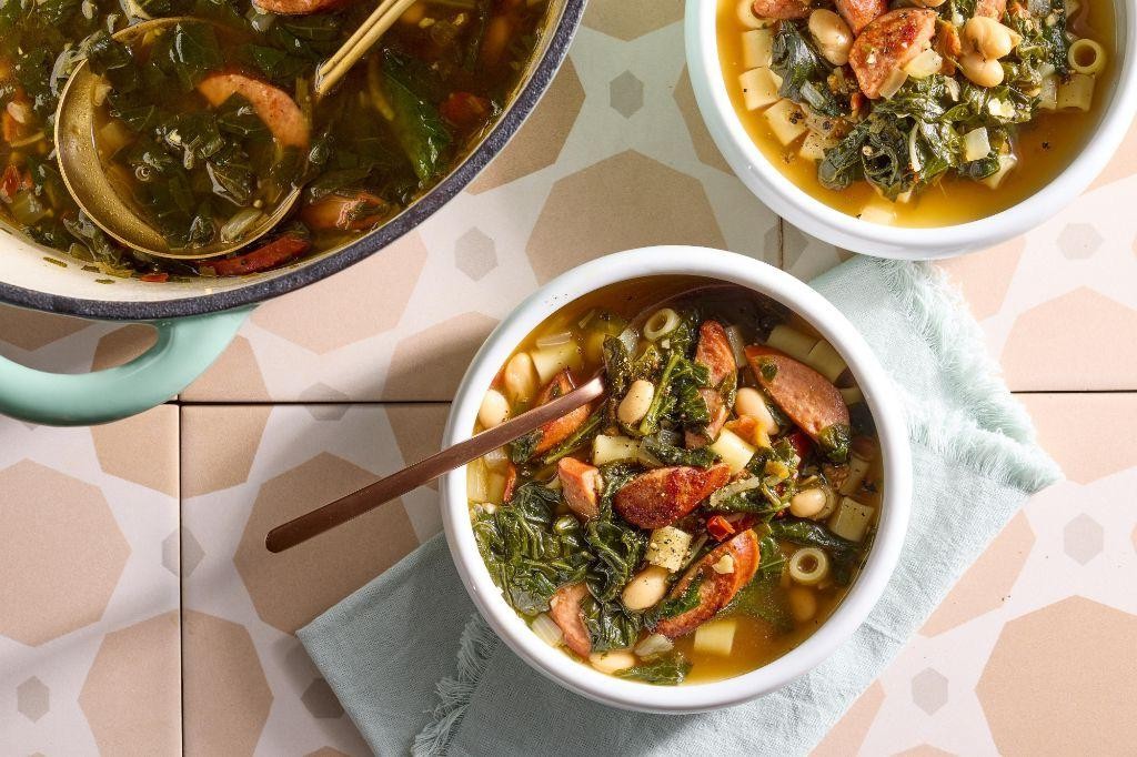 Southern Swamp Soup with Collard Greens