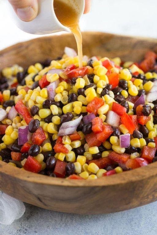 Southwest Corn and Black Bean Hearty Salad