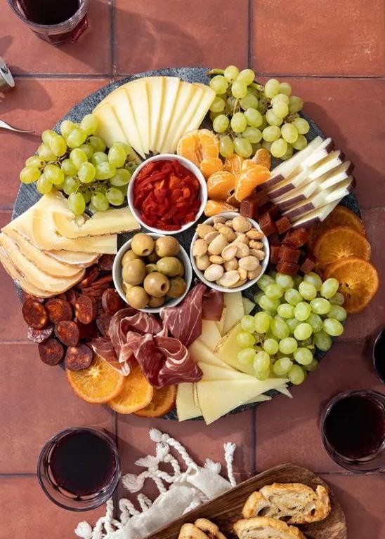 Spanish Tapas Inspired Charcuterie Board