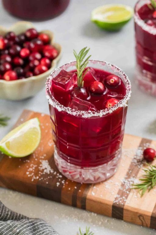 Sparkling Cranberry Mocktail
