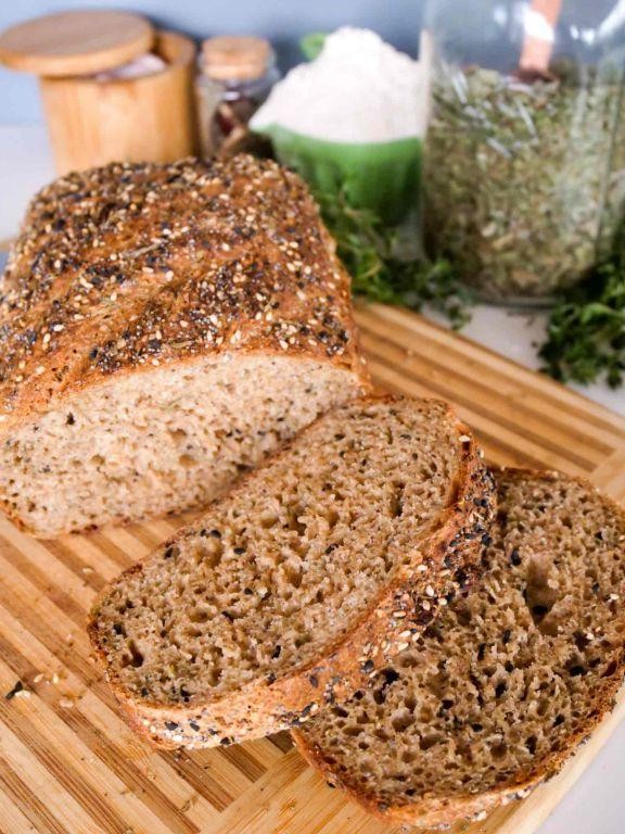 Spelt Sourdough with Seeds
