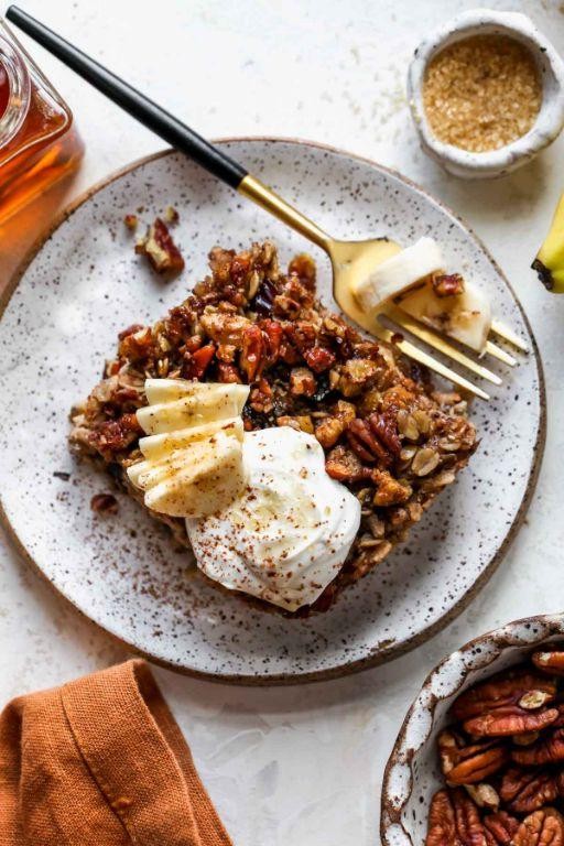 Spiced Chai Baked Oats