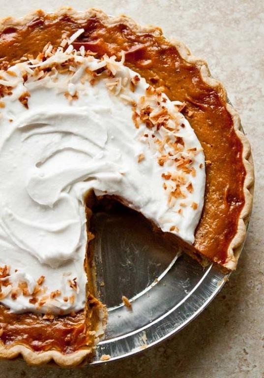 Spiced Coconut Cream Pie