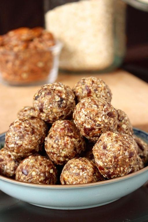 Spiced Pecan and Date Energy Bites