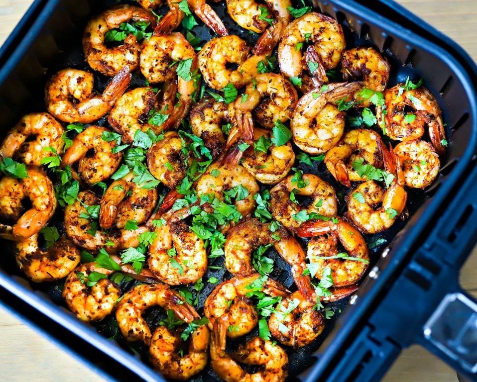 Spicy Air Fryer Shrimp
