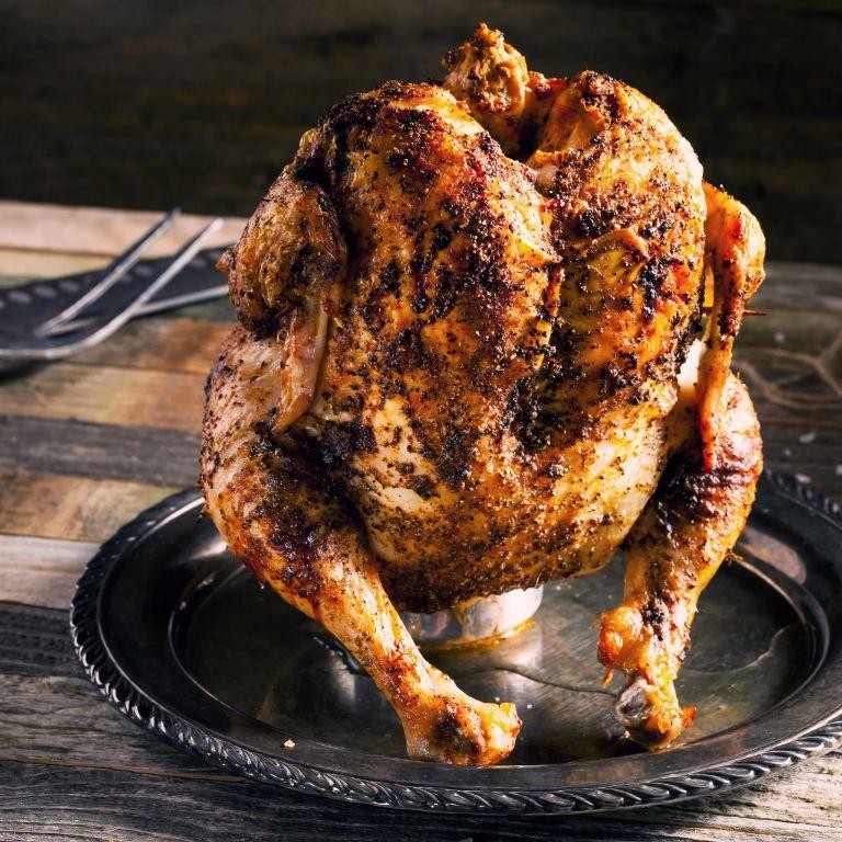 Spicy BBQ Beer Can Chicken
