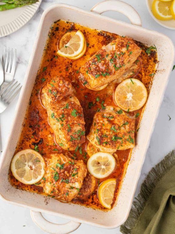 Spicy Cajun Baked Cod