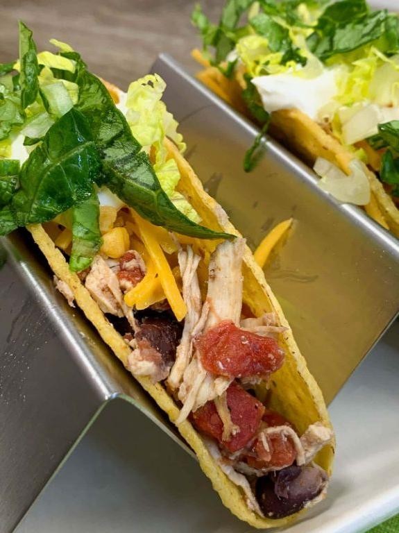 Spicy Chicken and Black Bean Tacos