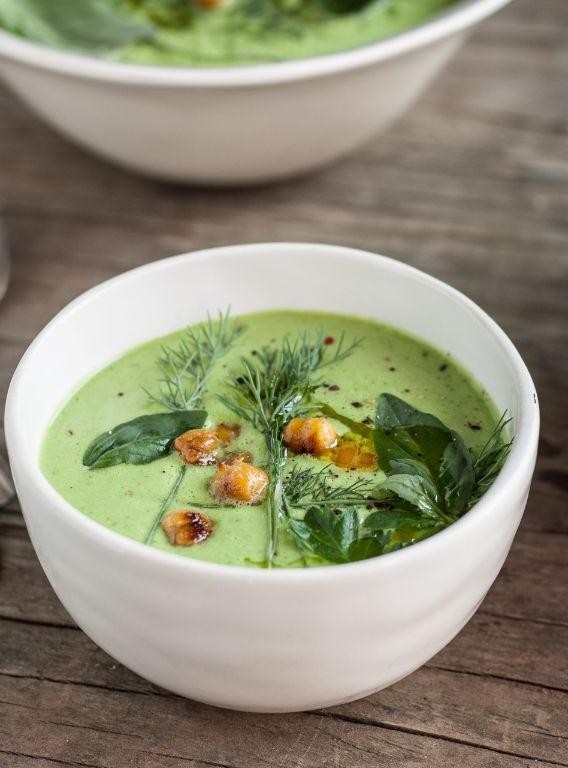 Spicy Chilled Cucumber Soup
