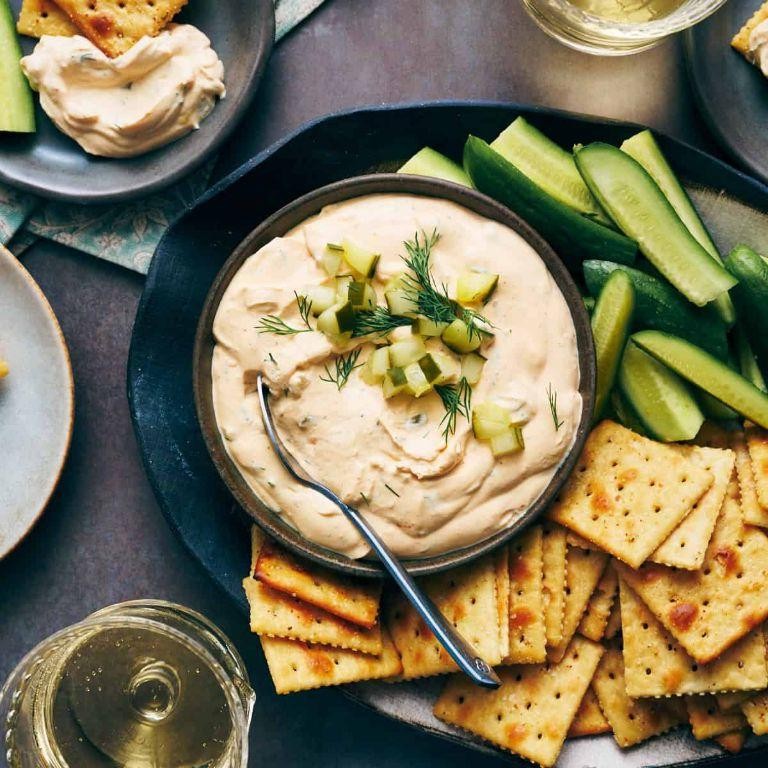 Spicy Dill Dip with Jalapenos