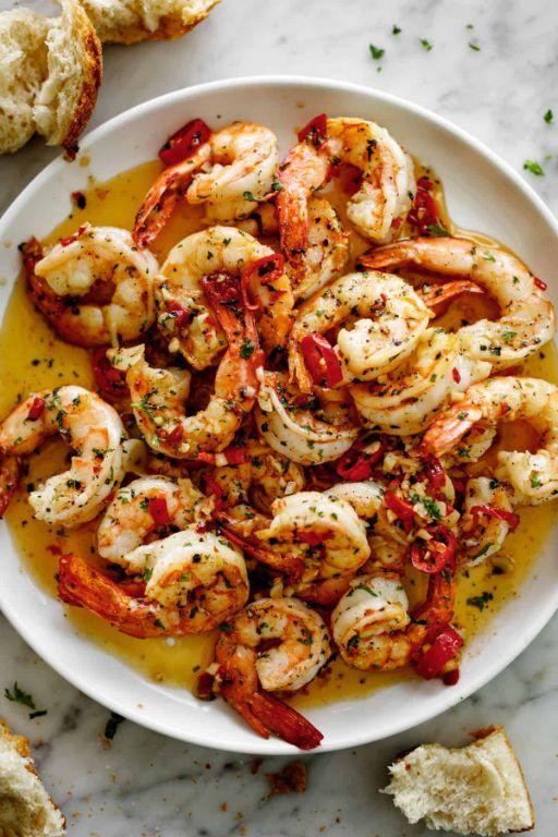 Spicy Garlic Butter Shrimp