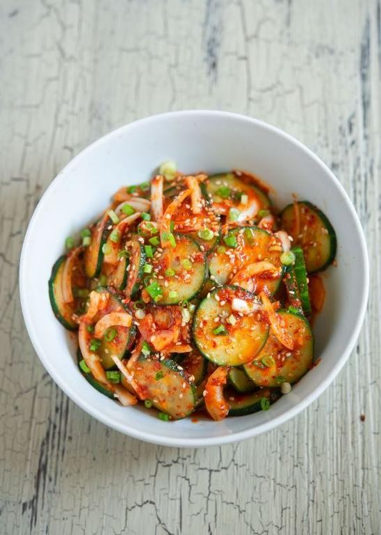 Spicy Gochujang Cucumber Salad