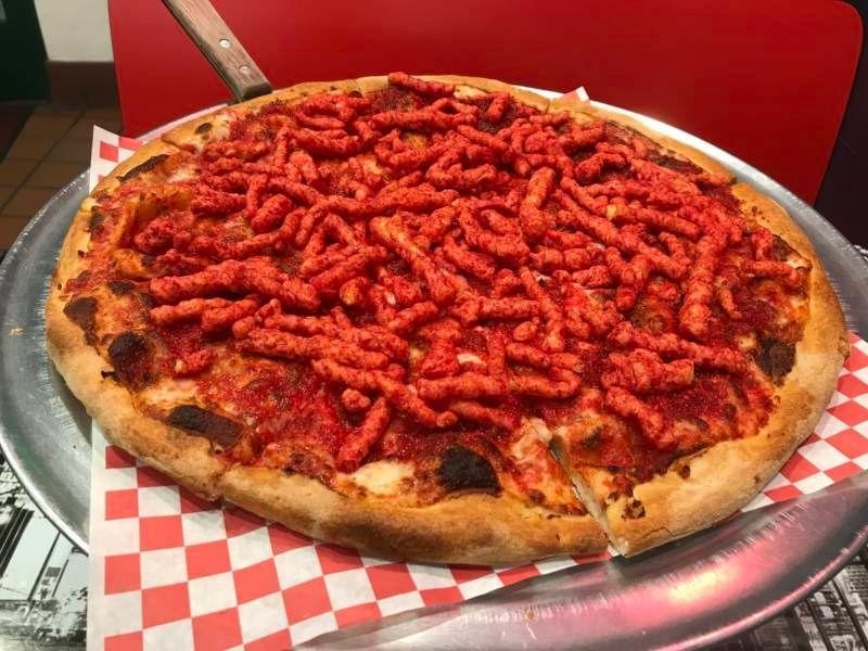 Spicy Hot Cheeto Pizza Crust