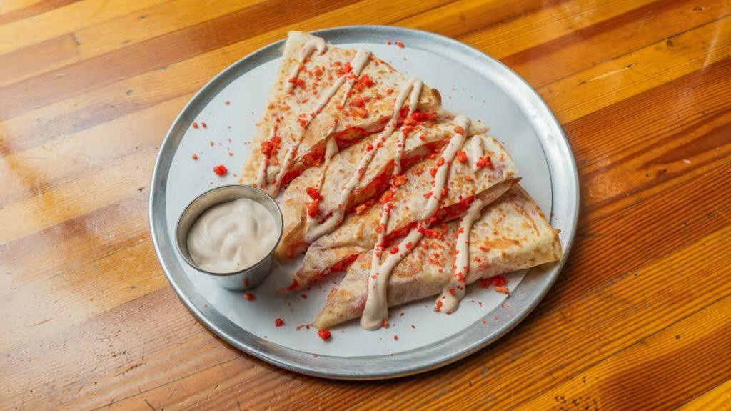 Spicy Hot Cheeto Quesadillas
