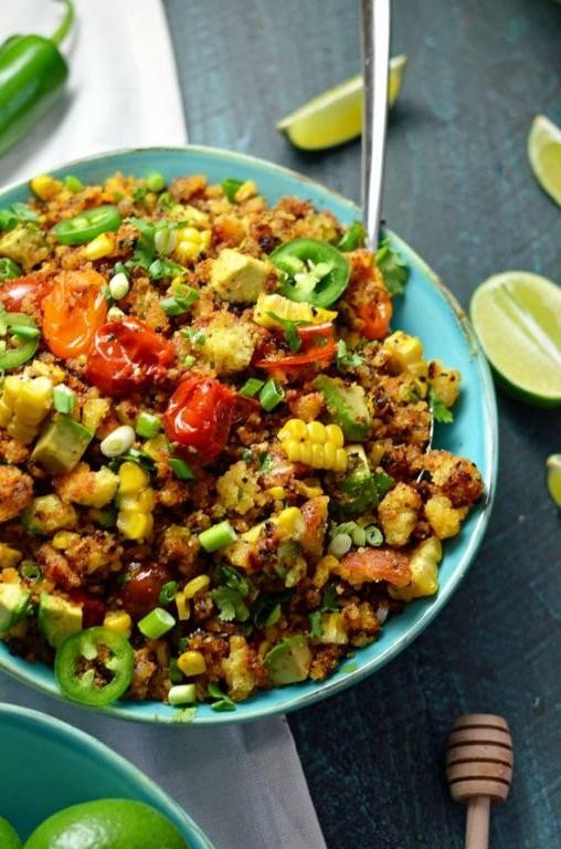 Spicy Jalapeno Cornbread Salad