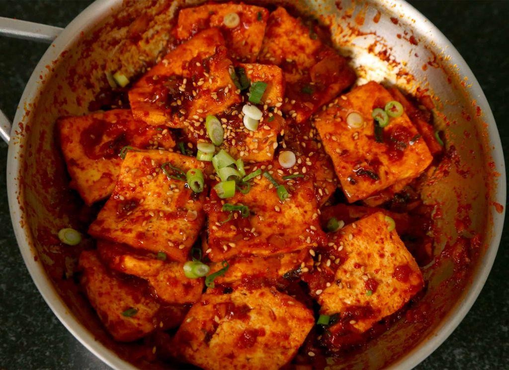 Spicy Korean Braised Tofu