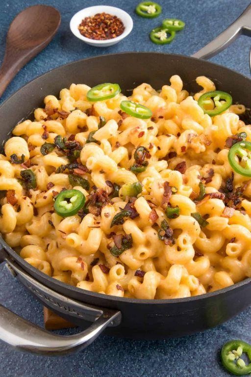 Spicy Macaroni with Jalapenos