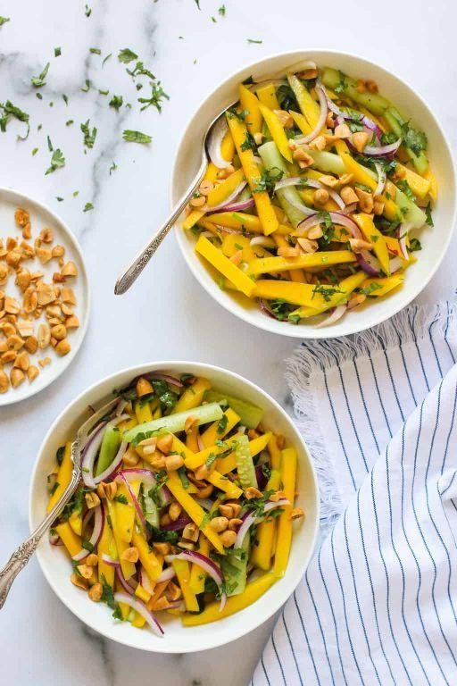Spicy Mango and Cucumber Salad