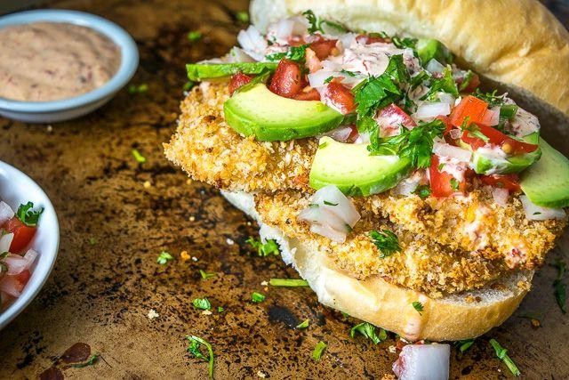 Spicy Milanesa with Chipotle Mayo