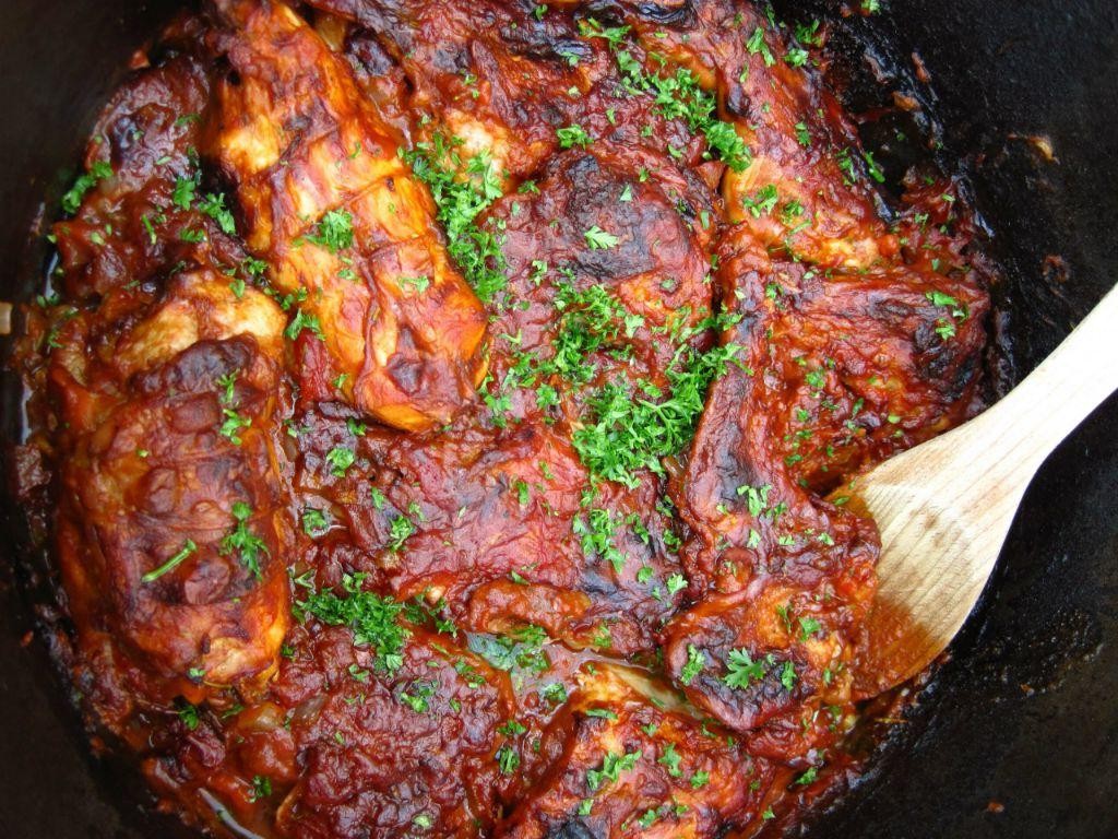 Spicy Oven Baked Rabbit with Chili and Lime