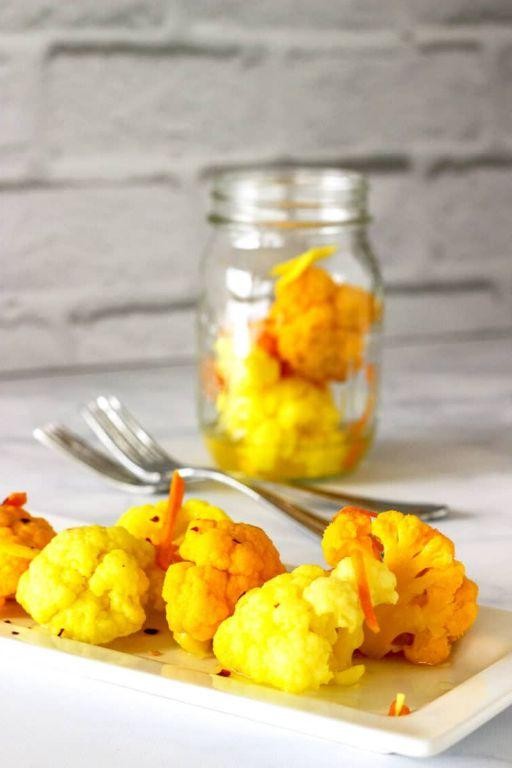 Spicy Pickled Cauliflower