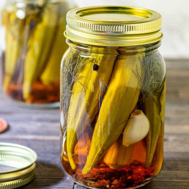 Spicy Pickled Okra