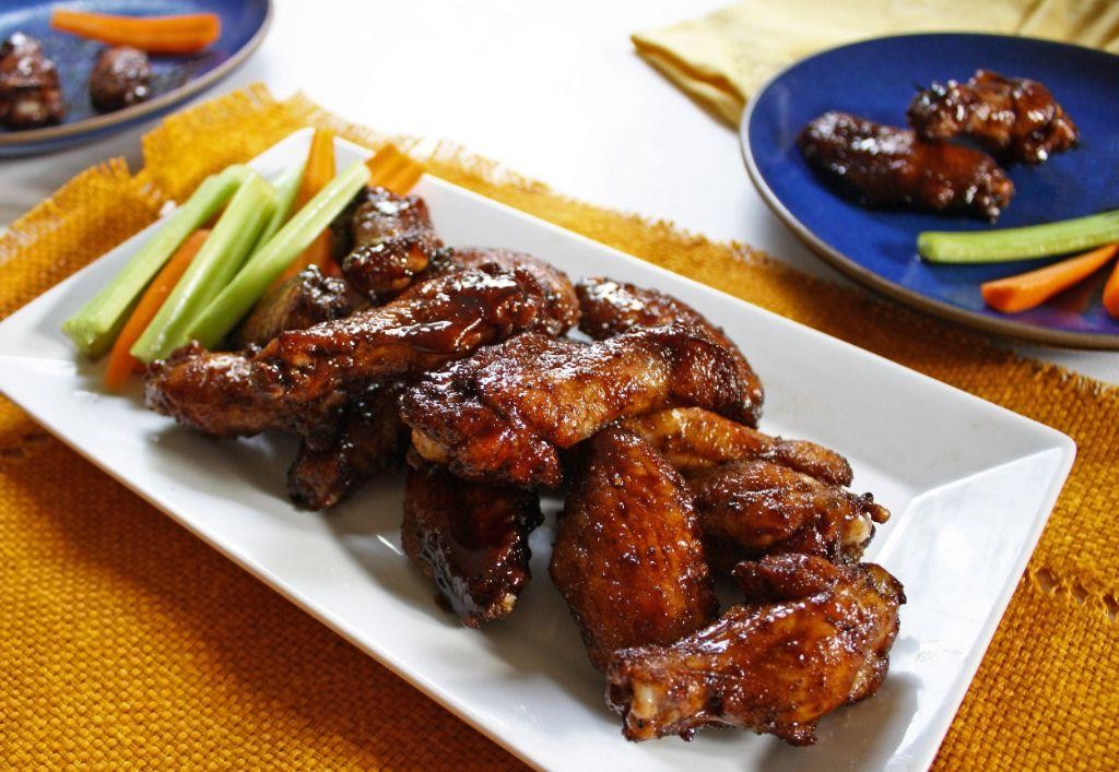 Spicy Pomegranate Molasses Wings