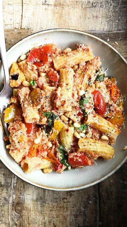 Spicy Ricotta Pasta with Chili Flakes