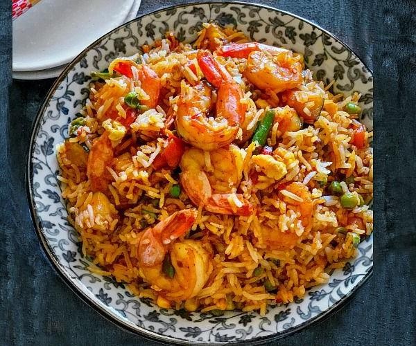 Spicy Shrimp Fried Rice