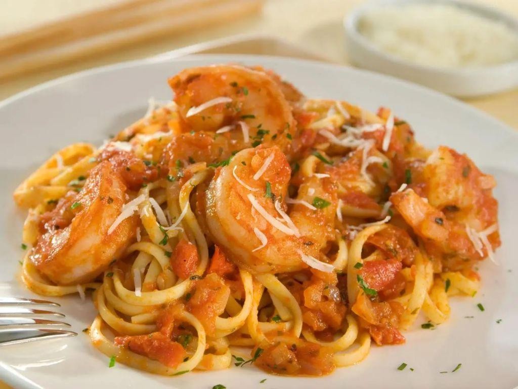 Spicy Shrimp Pasta Arrabbiata
