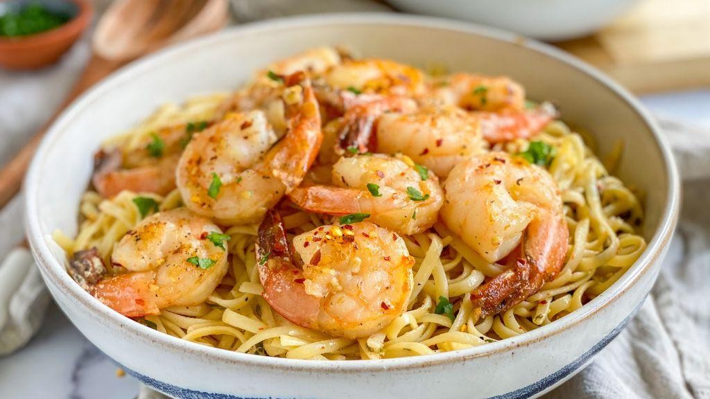 Spicy Shrimp Scampi